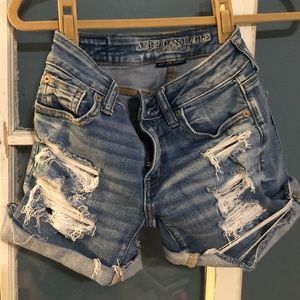American eagle ripped shorts